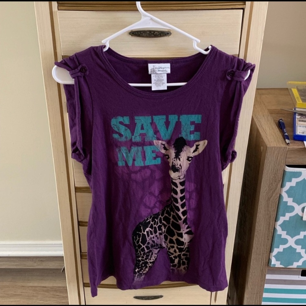 Walt Disney World Save Me Giraffe T-shirt XXL